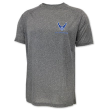 Load image into Gallery viewer, AIR FORCE WINGS LOGO PERFORMANCE T-SHIRT (GREY)