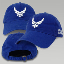 Load image into Gallery viewer, Air Force Wings Vet Hat (Royal)