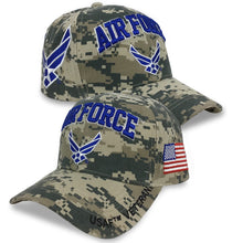 Load image into Gallery viewer, Air Force Wings Veteran Digital Camo Hat (Camo)