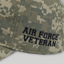 Load image into Gallery viewer, Air Force Wings Veteran Hat (Digi Camo)