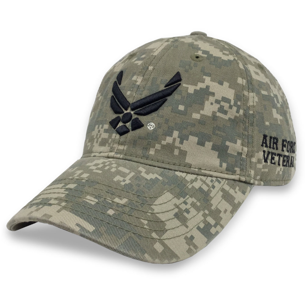 Air Force Wings Veteran Hat (Digi Camo)