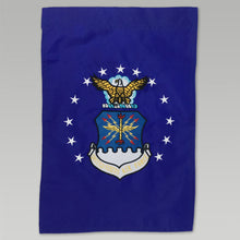 Load image into Gallery viewer, AIR FORCE EMBROIDERED GARDEN FLAG (12&quot;X18&quot;) 1