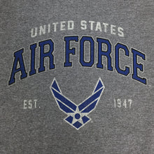 Load image into Gallery viewer, Air Force Wings Est. 1947 Long Sleeve T-Shirt (Grey)