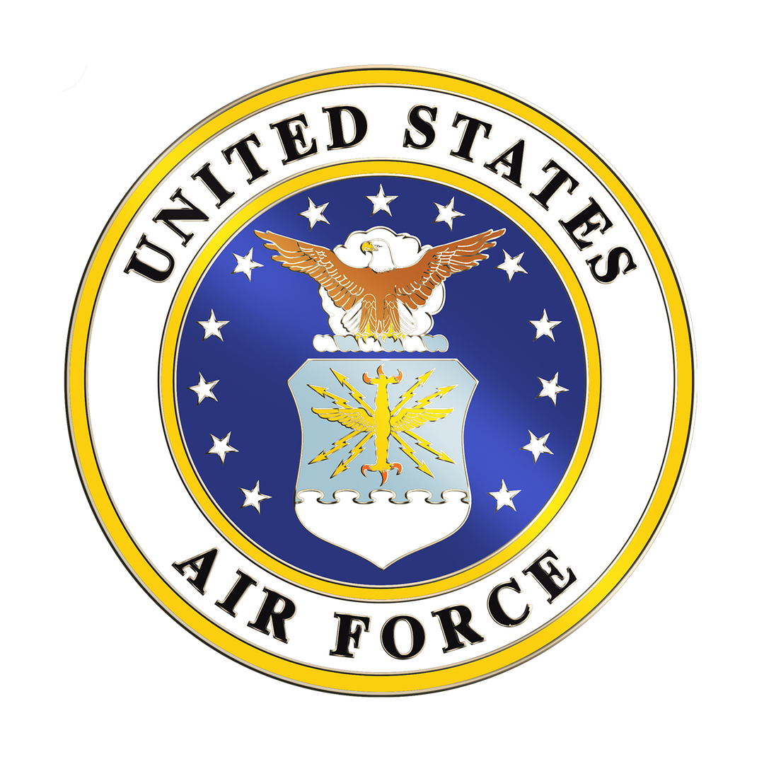 U.S. Air Force Masterpiece Medallion Certificate Frame (Vertical)*