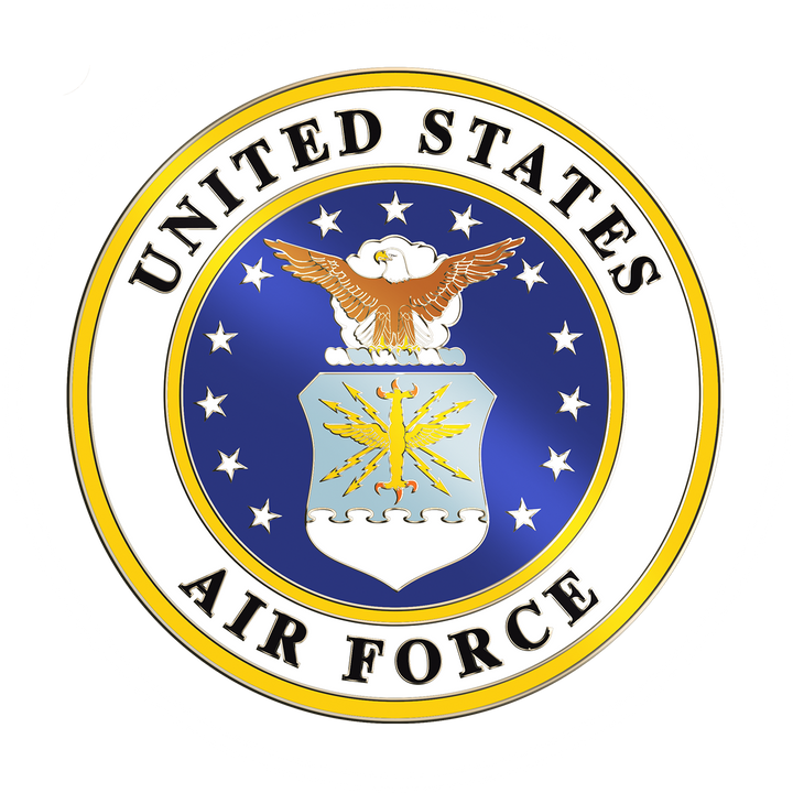 U.S. Air Force Masterpiece Medallion Certificate Frame (Vertical)*