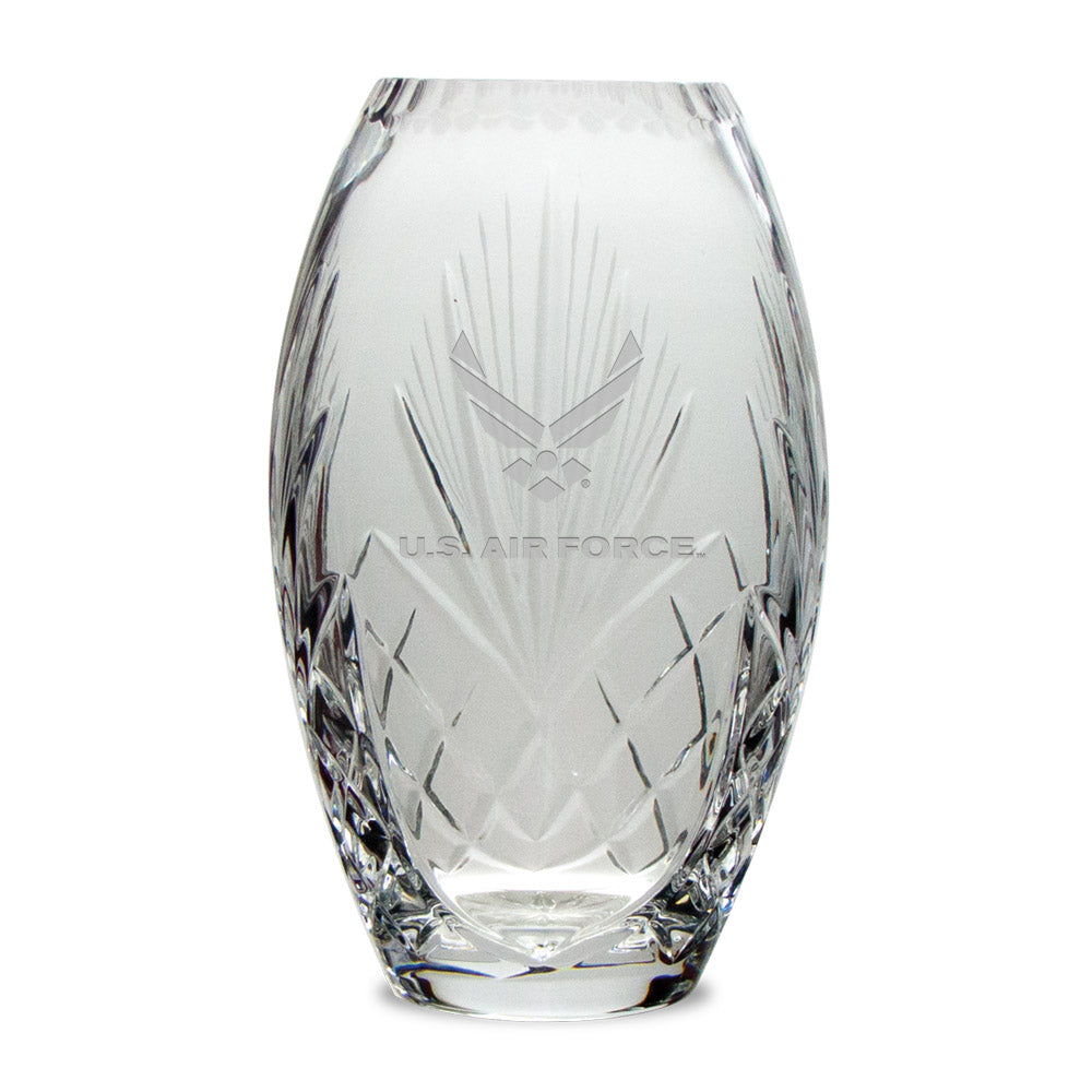 Air Force Wings Full Leaded Crystal Vase*