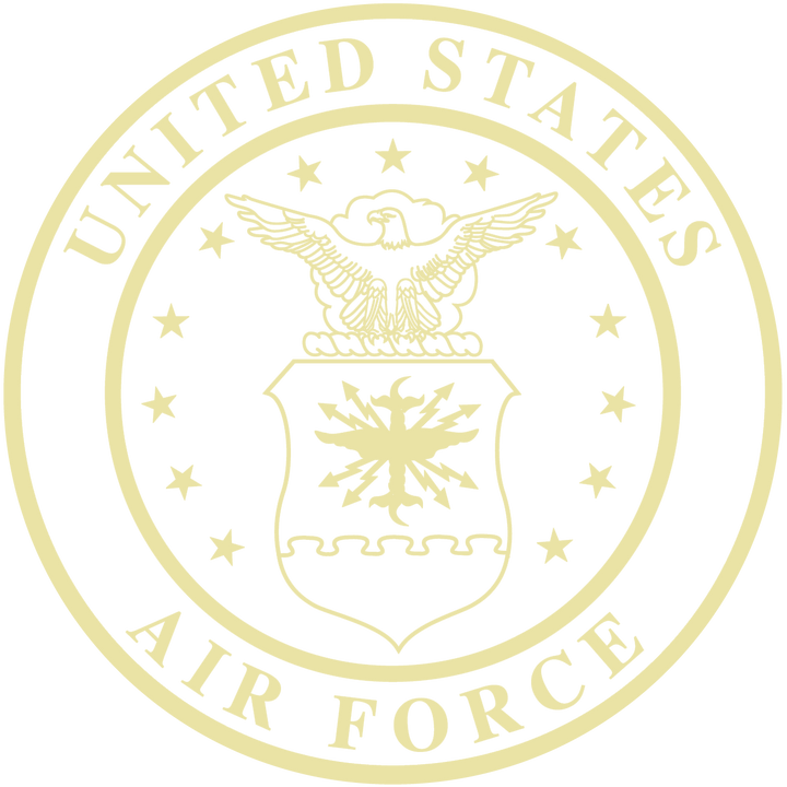 U.S. Air Force Gold Embossed Certificate Frame (Horizontal)*