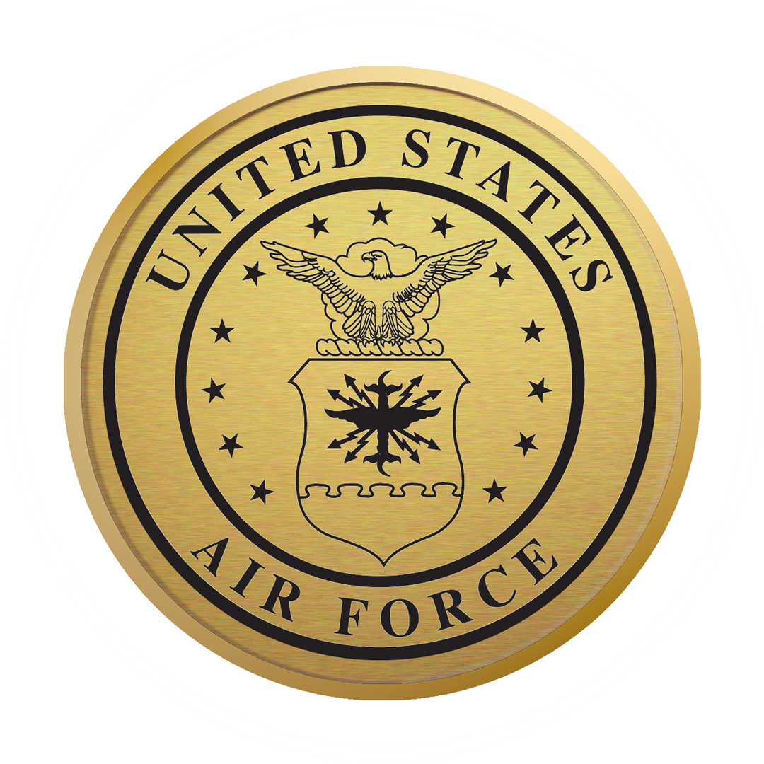 U.S. Air Force Century Gold Engraved Certificate Frame (Horizontal)*