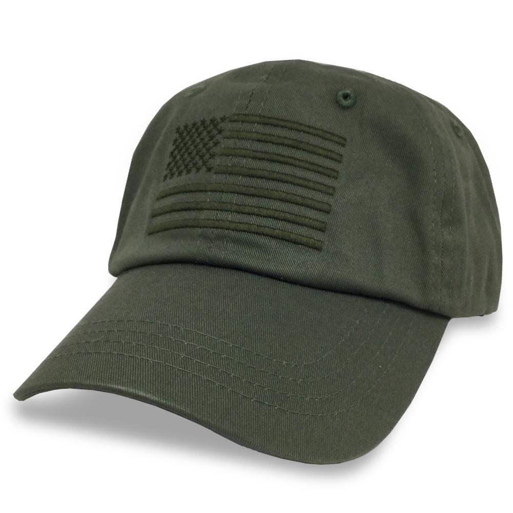 AMERICAN FLAG HAT (OD GREEN) 5