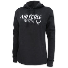 Load image into Gallery viewer, LADIES UNITED STATES AIR FORCE MOM HOOD (HEATHER BLACK) 1