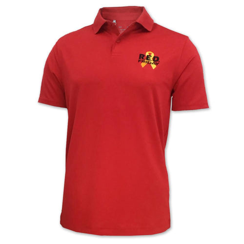 UNDER ARMOUR RED FRIDAY POLO (RED) 1