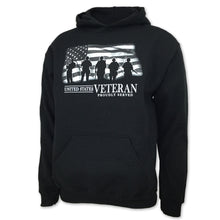 Load image into Gallery viewer, United States Veteran Proudly Served Hood (Black)