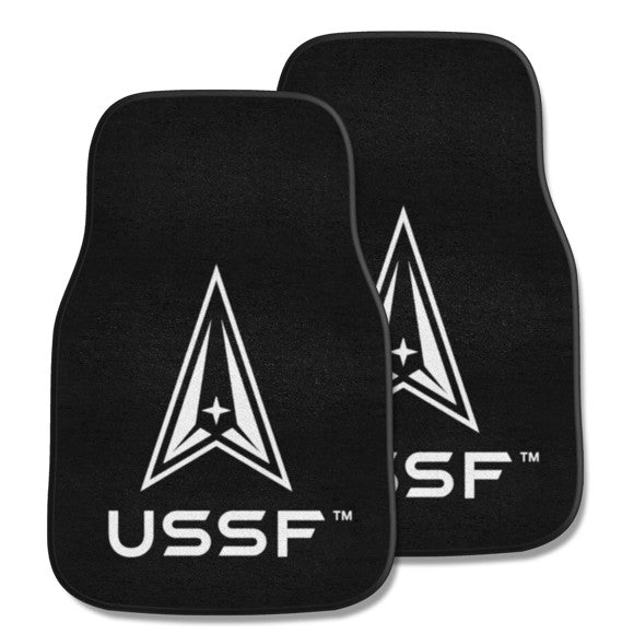 U.S. Space Force 2-pc Carpet Car Mat Set